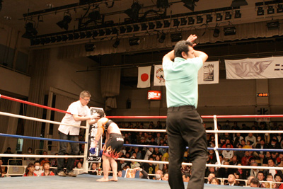 大石選手 vs 佐々木選手