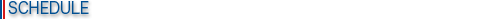 スケジュール